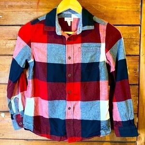 Cat & Jack Plaid Button Down